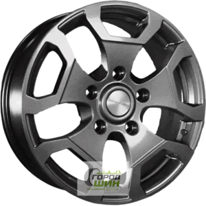 Khomen KHW 1725 6.5x17 5*139.7 ET35 DIA98.5 Gray Литой