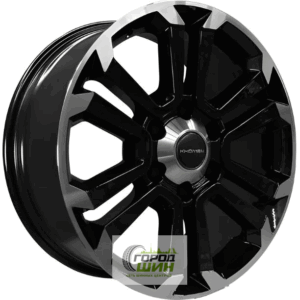 Khomen KHW 1817 7.5x18 6*139.7 ET46 DIA67.1 Black-FP Литой