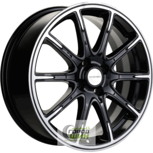 Khomen KHW 1707 6.5x17 4*100 ET50 DIA60.1 Black-FP Литой