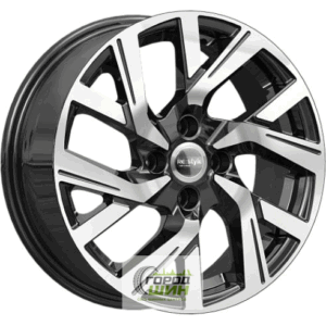 K&K КС1030 6x15 4*100 ET37 DIA60.1 Алмаз черный Литой