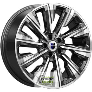 K&K Галего 7.5x19 5*108 ET49 DIA63.3 Алмаз черный Литой