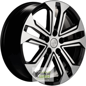 Khomen KHW 1803 7x18 5*108 ET40 DIA60.1 Black-FP Литой