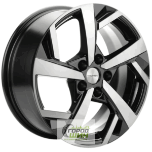 Khomen KHW 1712 7x17 5*108 ET40 DIA54.1 Black-FP Литой